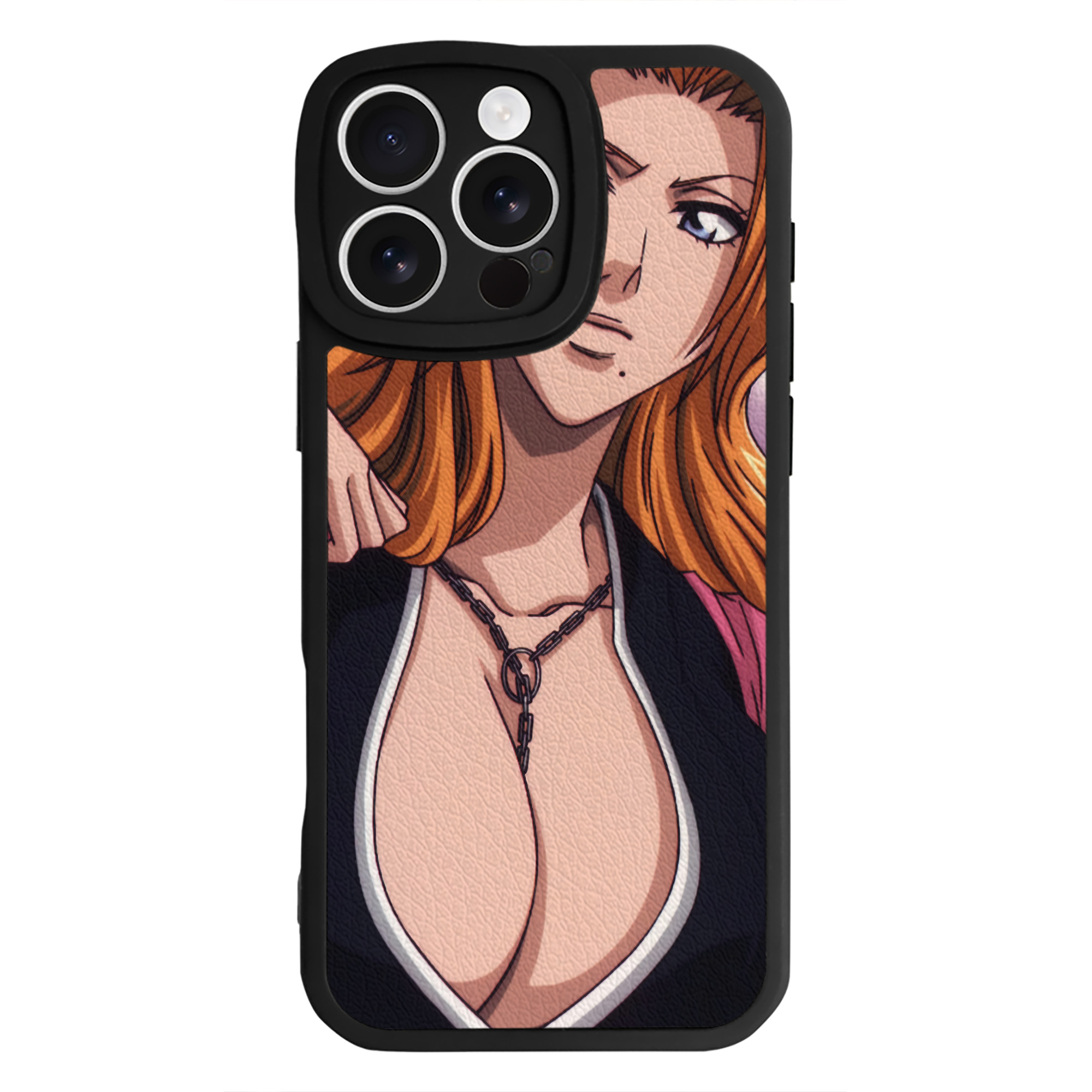 （画像用） ブリーチ BLEACH 【iPhone 16シリーズ対応】シリコンスマホケース（レザー調） 材質：シリコン